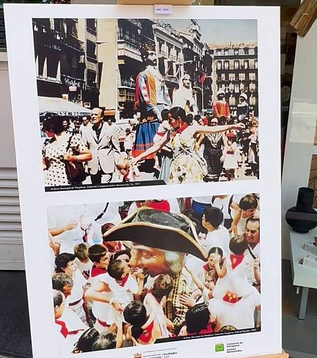San Fermín 2023: una de las fotografías de San Fermín expuestas en 'Memorias de San Fermín'