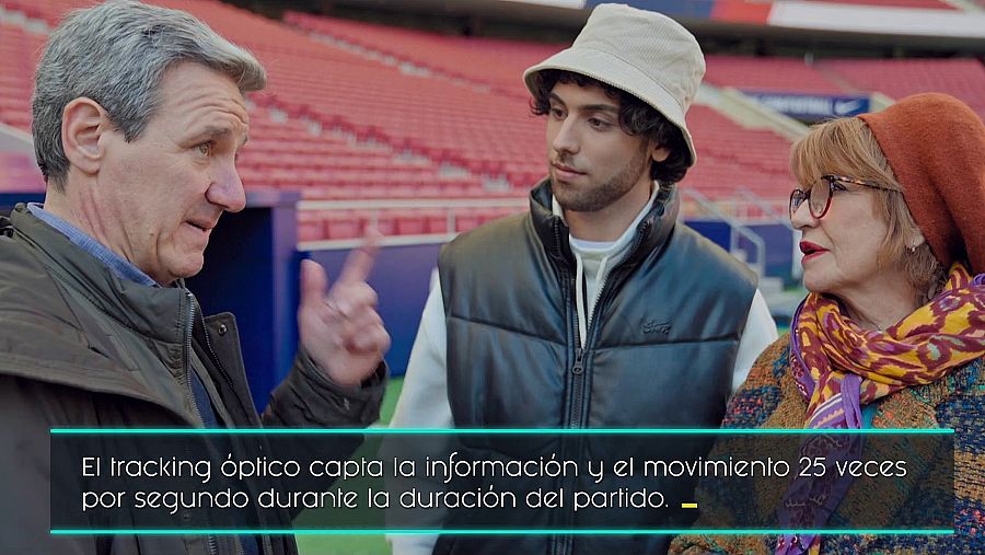 Victoria y Chia visitaron el Civitas Metropolitano