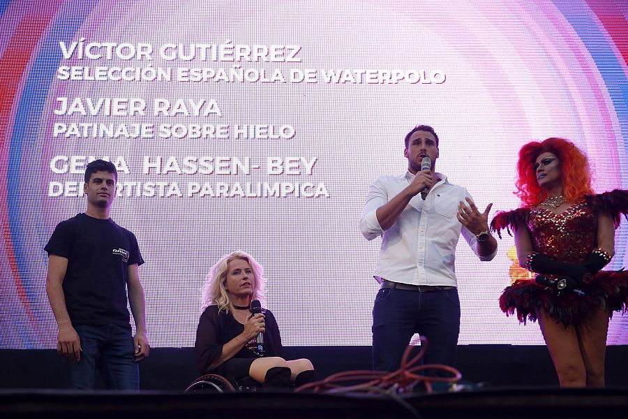 Gema Hassen-Bey en el Orgullo de 2016