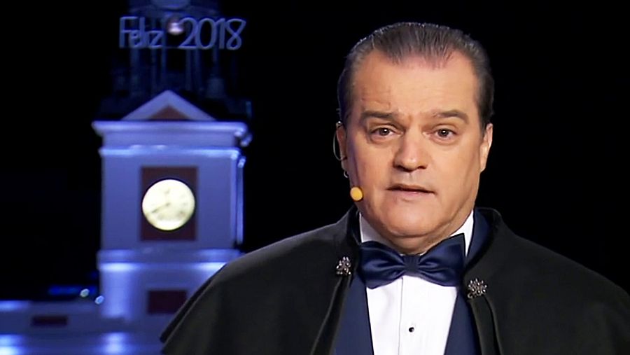 Ramón García, en las campanadas de RTVE