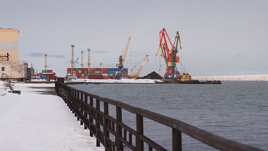 Un pozo petrolífero en el Ártico ruso