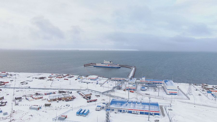 Central nuclear flotante rusa en Pevek