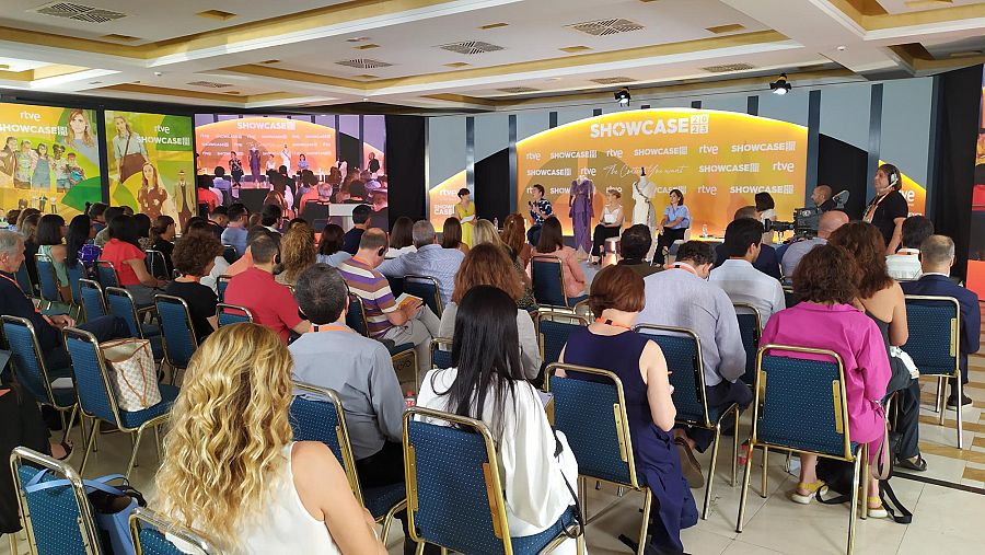 Directores de contenidos y adquisiciones del mercado audiovisual internacional en el showcase de RTVE