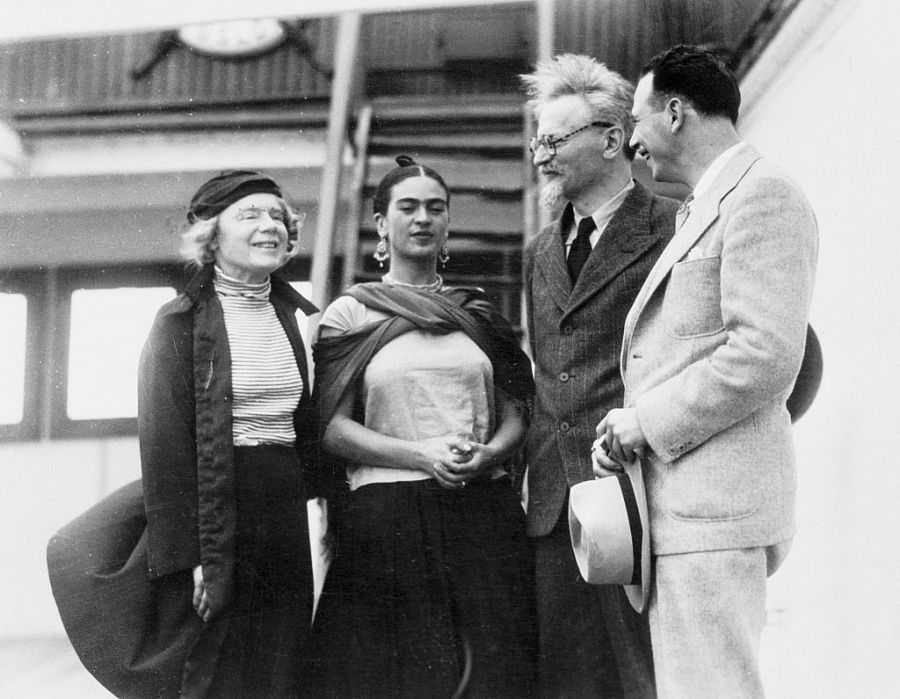 Frida Kahlo y León Trotsky