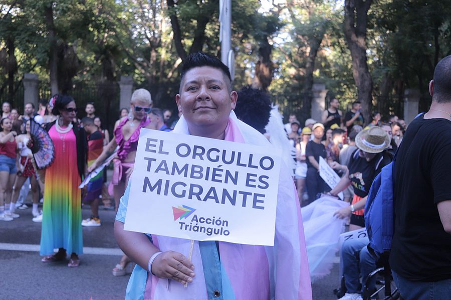 Miles de personas marchan en el Orgullo en Madrid por el colectivo LGTBI+: