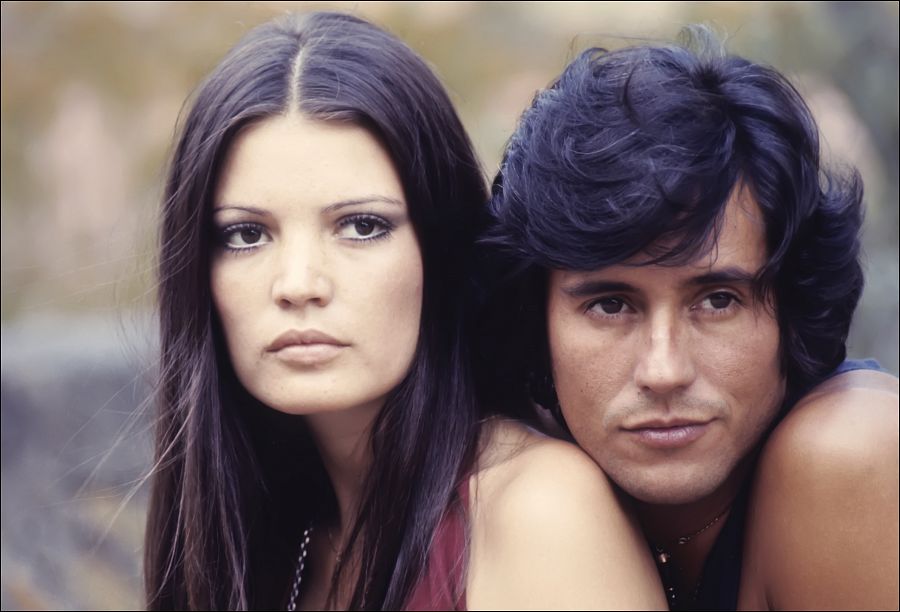 Maria José Cantudo y Manolo Otero a principios de los años 70