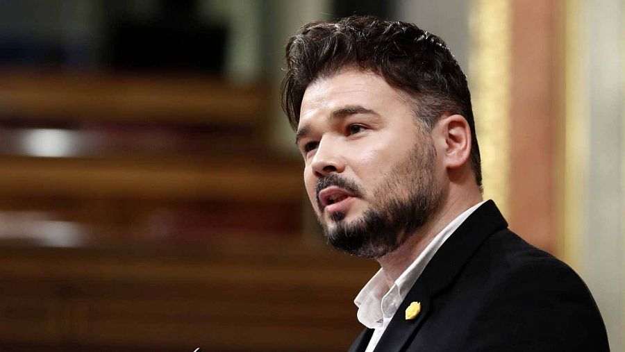 Gabriel Rufián, líder de la candidatura d'ERC al Congrés per Barcelona