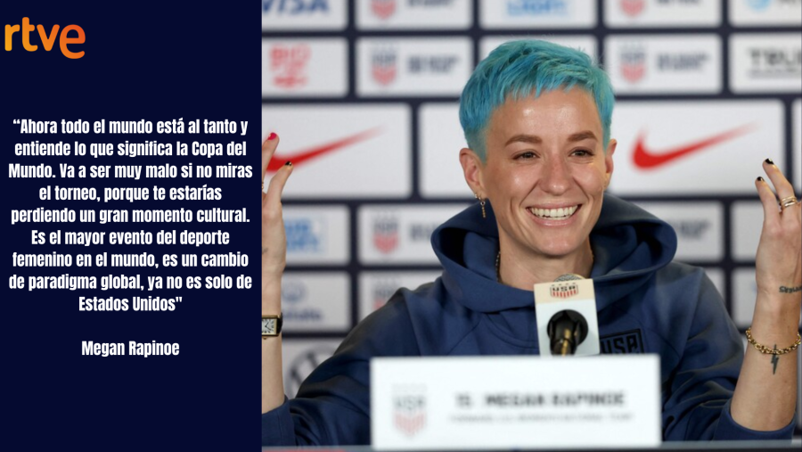 Las palabras de Megan Rapinoe en la previa a la Copa del Mundo 2023