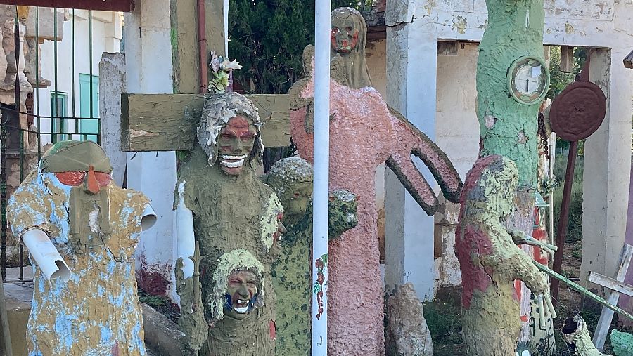 Detalle de la Casa de Dios de Épila