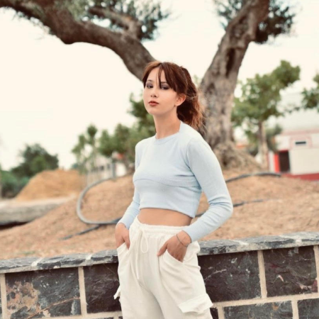 Fotografía de Karmele Mateo, protagonista del reportaje