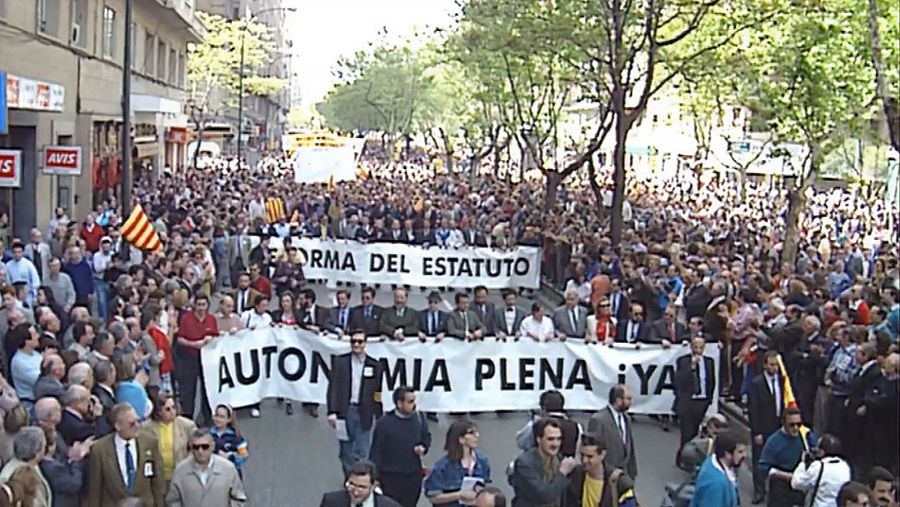 Manifestación por el Estatuto de Autonomía en Zaragoza