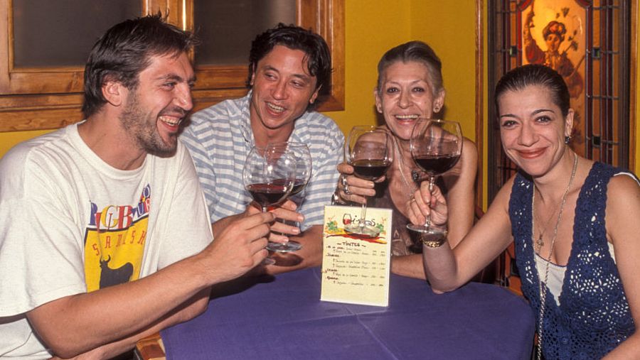 Javier Bardem, Carlos Bardem, Pilar Barde, y Mónica Bardem