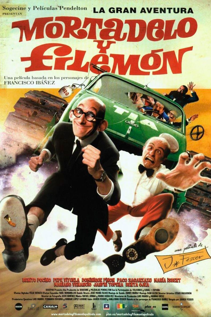 Cartel de 'La gran aventura de Mortadelo y Filemón'