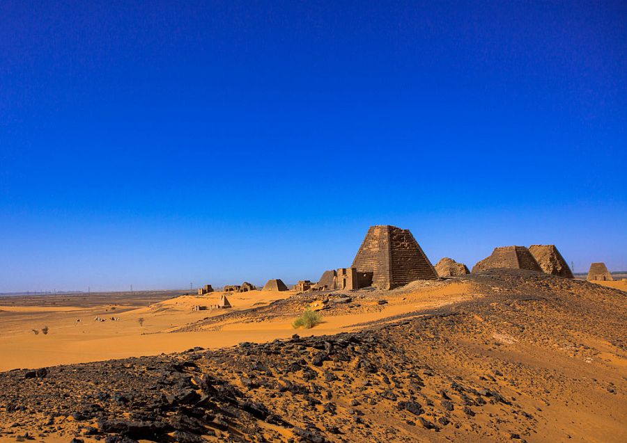 Pirámides en Meroe