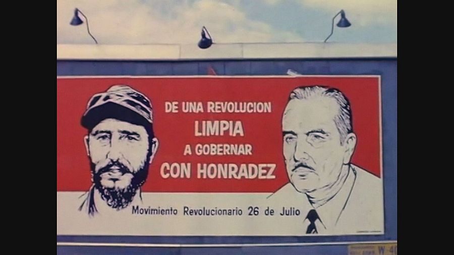 Cartel propaganda de la Revolución castrista