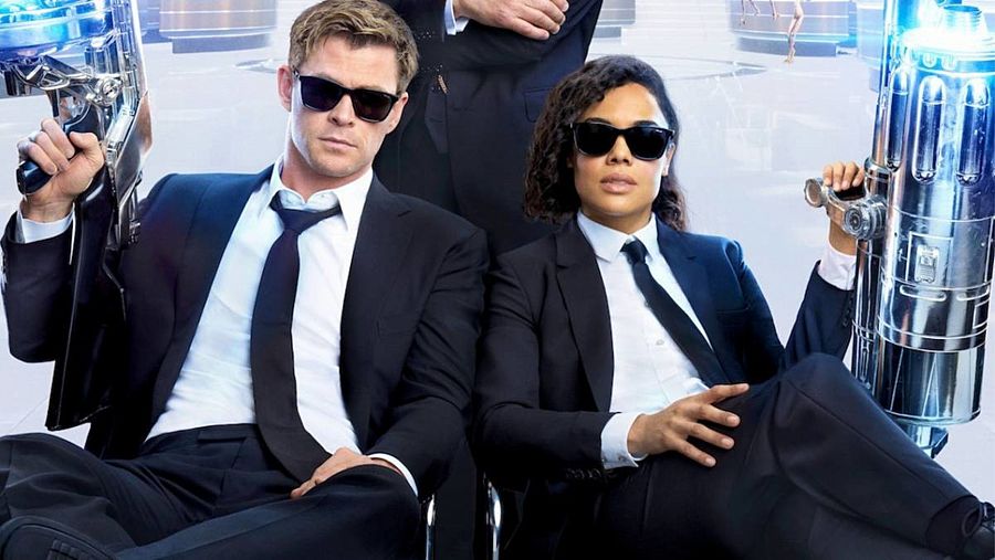 Chris Hemsworth y Tessa Thompson en 'Men in Black: International'