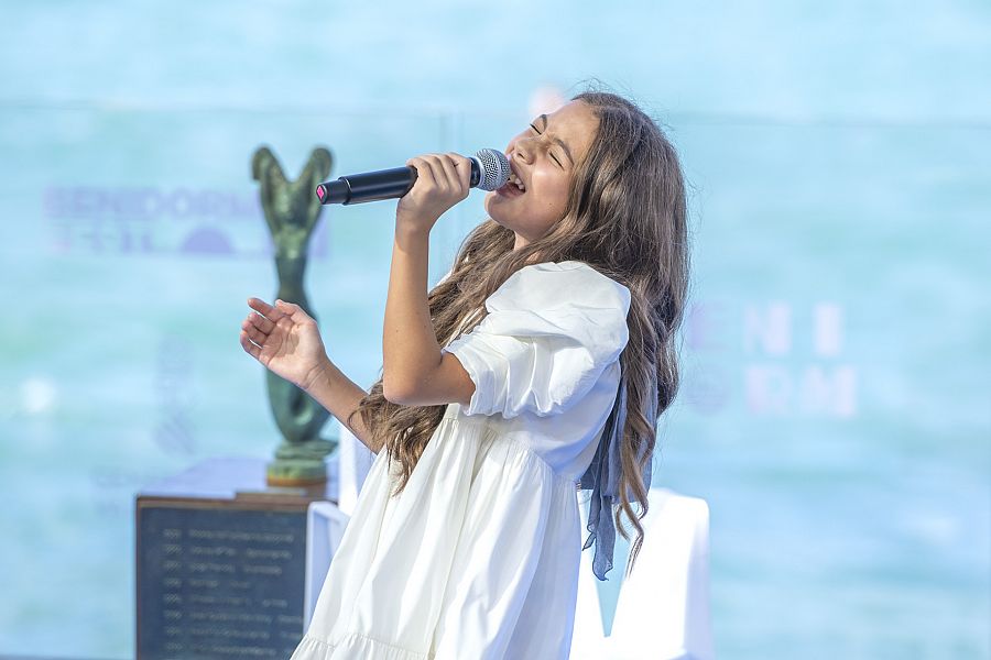 Sandra Valero, representante de España en Eurovisión Junior 2023, en Benidorm