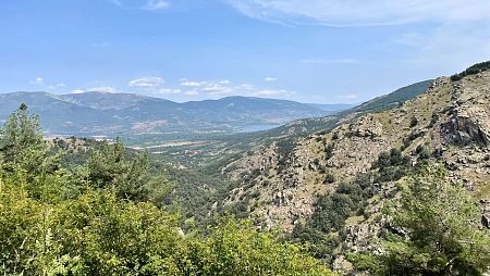 Vistas del embalse de Pinilla