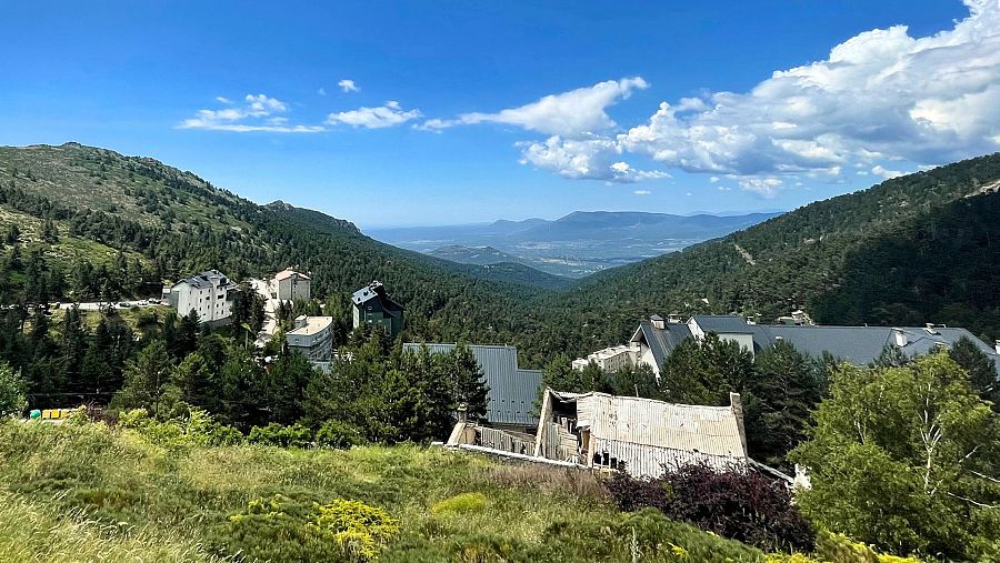 Vistas desde el puerto de Navacerrada