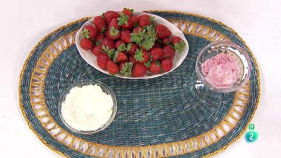 Helado de cheesecake, casero y saludable