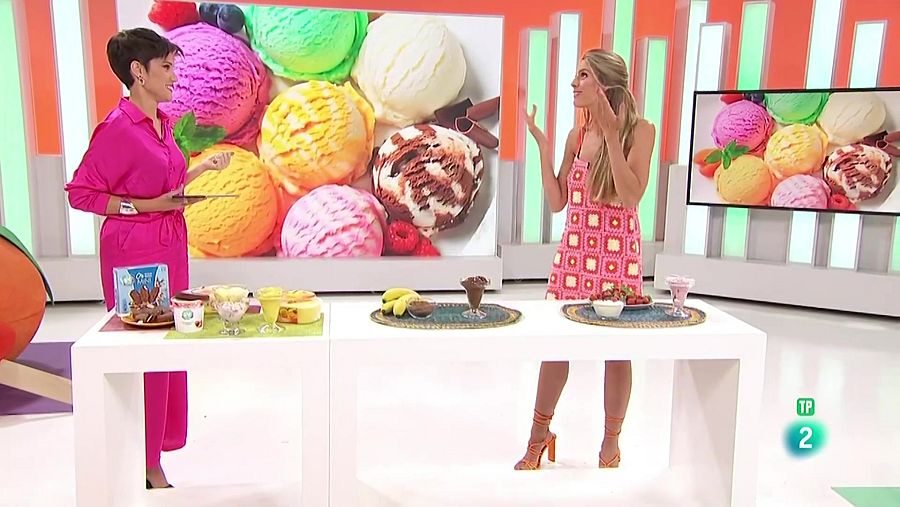 Miriam Moreno (izquierda) y Marta Verona (derecha) en el programa Saber Vivir