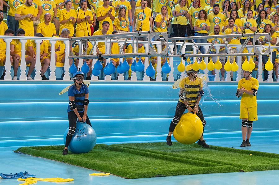 Los Montesinos y Tineo en una de las pruebas del cuarto programa de 'El Grand Prix del Verano'