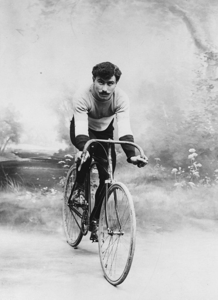 El ciclista de carreras francés Octave Lapize