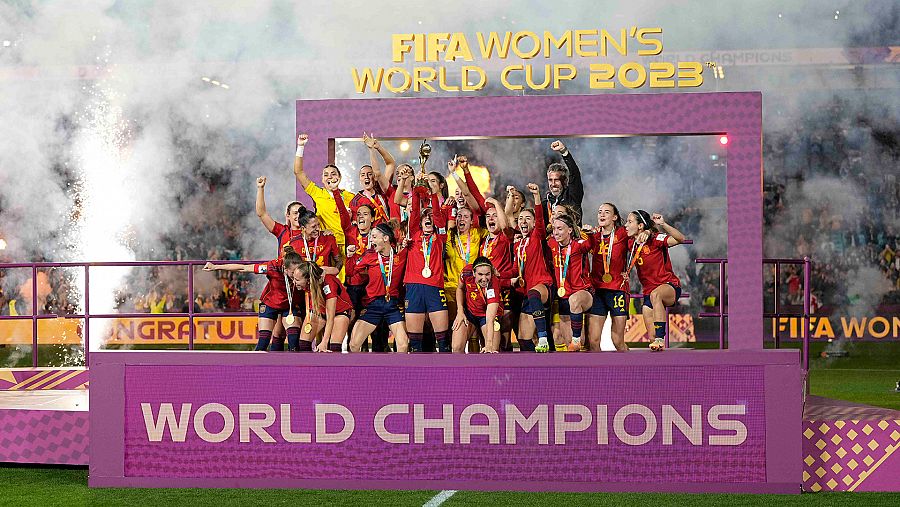 La selección española femenina de fútbol se proclama campeona del Mundo