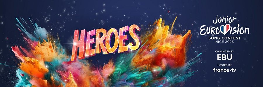 Logo y lema de Eurovisión Junior 2023