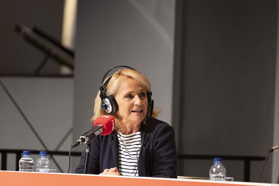 Elena Sánchez Caballero, presidenta interina de RTVE, en la presentación de temporada de RNE