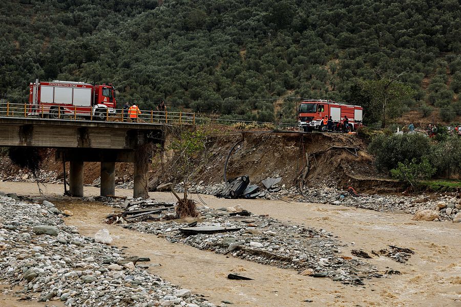 Inundaciones en Grecia