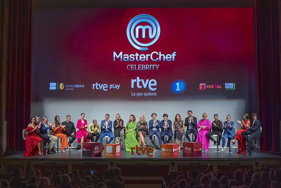 Presentación de 'MasterChef Celebrity 8' en el Teatro Principal de Vitoria