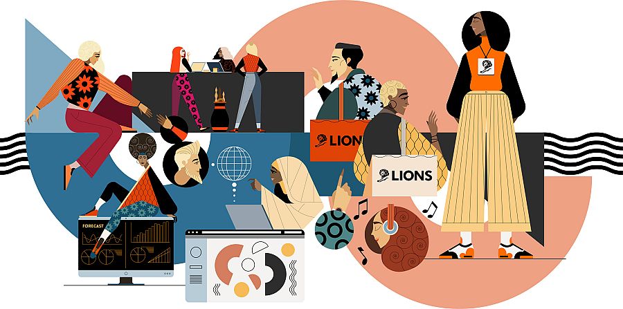 Imagen gráfica Cannes Lions Festival