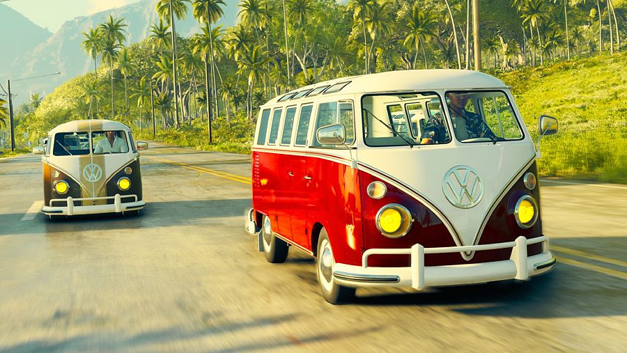 La Volkswagen Kombi, en el videojuego 'The Crew Motorfest'