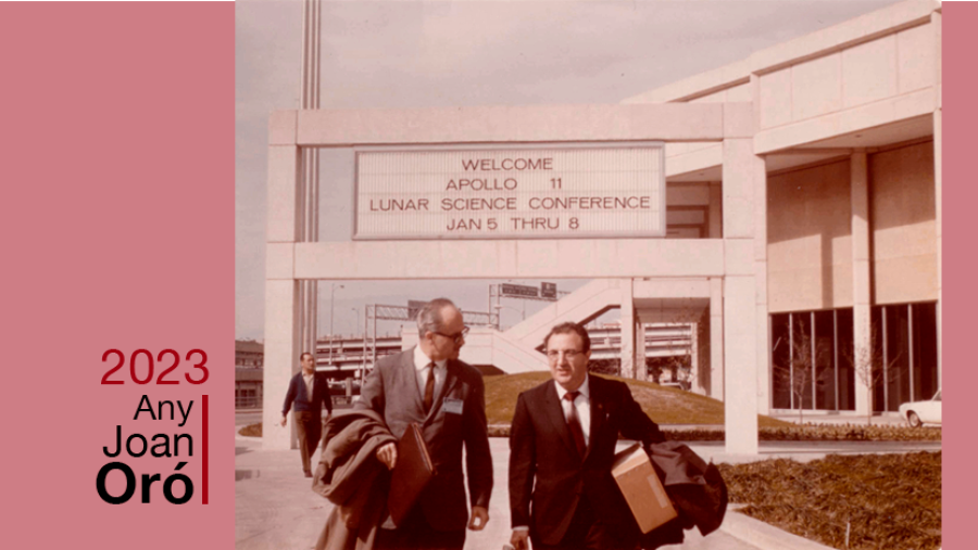 Joan Oro als seus anys de treball a la NASA, com a assessor als programes Apollo i Viking