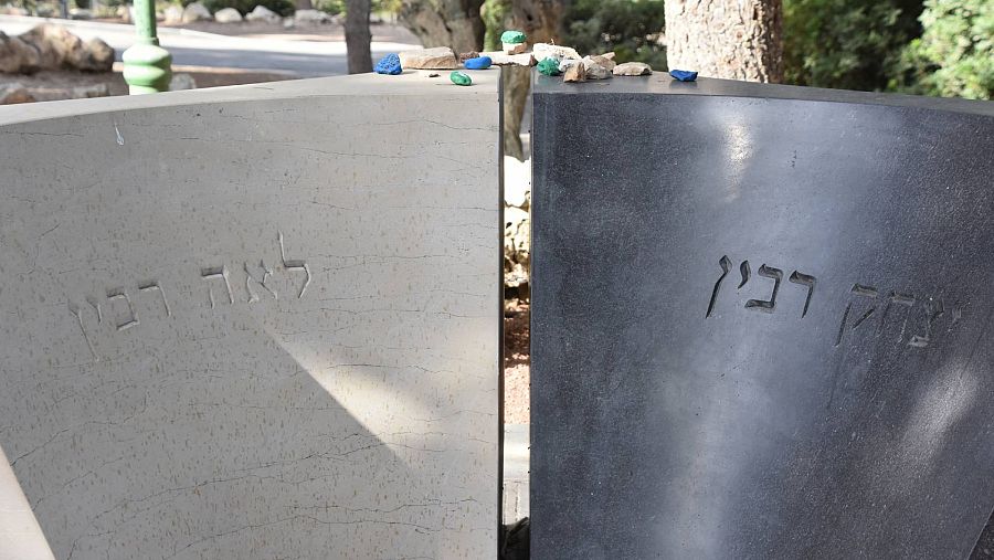 Tumba de Isaac Rabin y su esposa