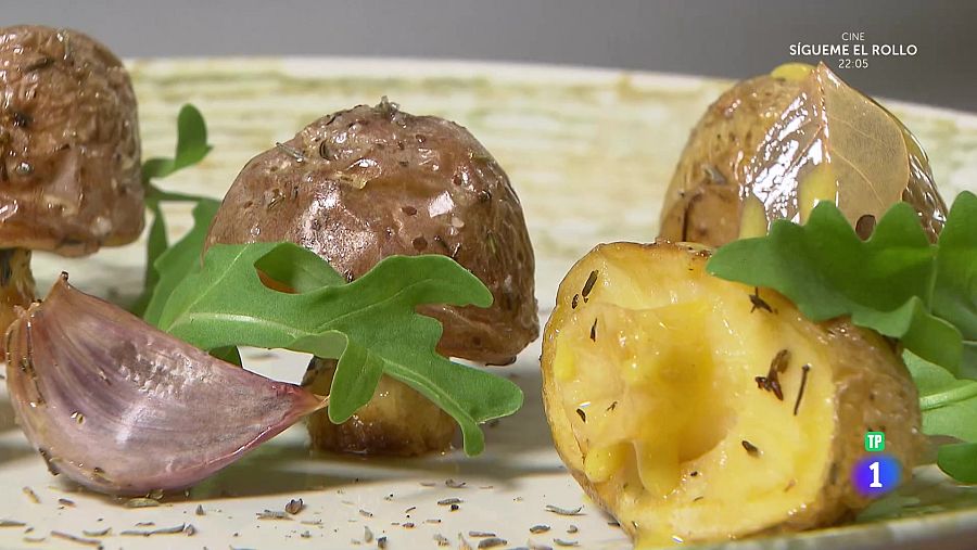 Falsas setas de patata: receta del chef Sergio Fernández
