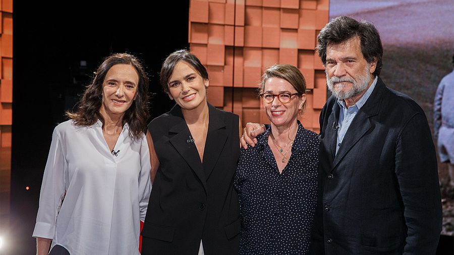 Ana Torrent, Elena S. Sánchez, Elsa Fernández-Santos y Victor Erice