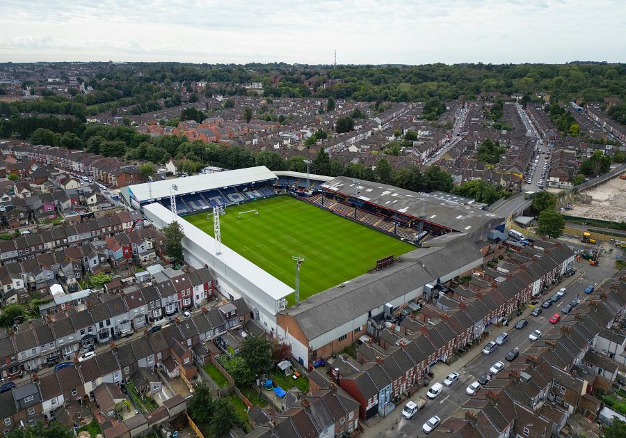 General Views Of Kenilworth Road Stadium