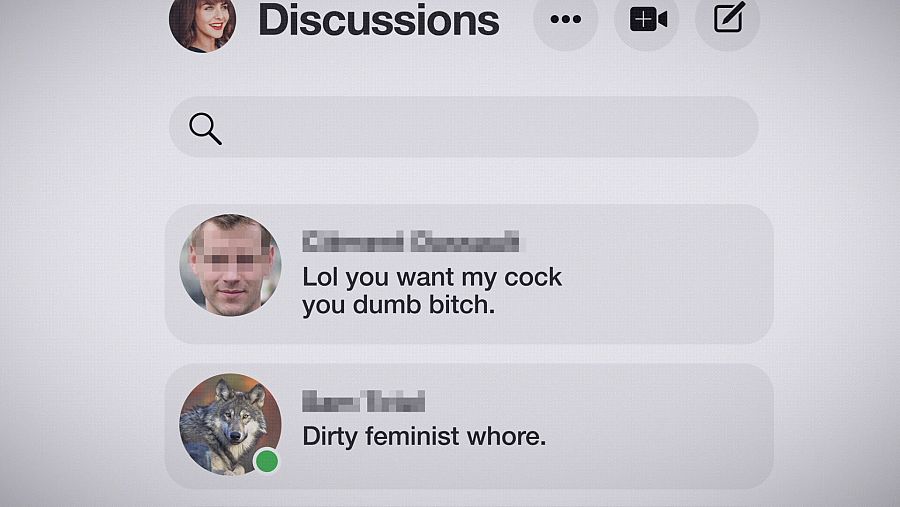 Insultos a mujeres en redes sociales