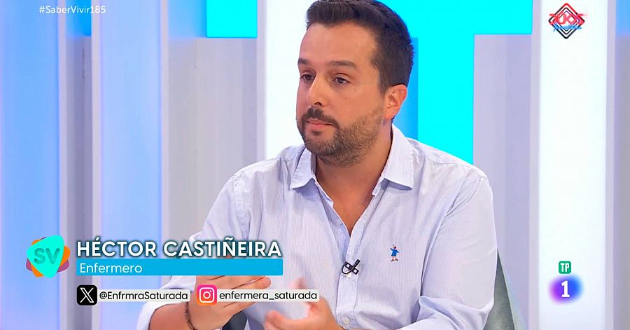 Héctor Castiñeira, alias Enfermera Saturada en Saber Vivir