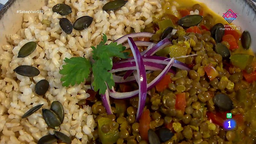 Receta de lentejas al curry de la chef Marta Verona