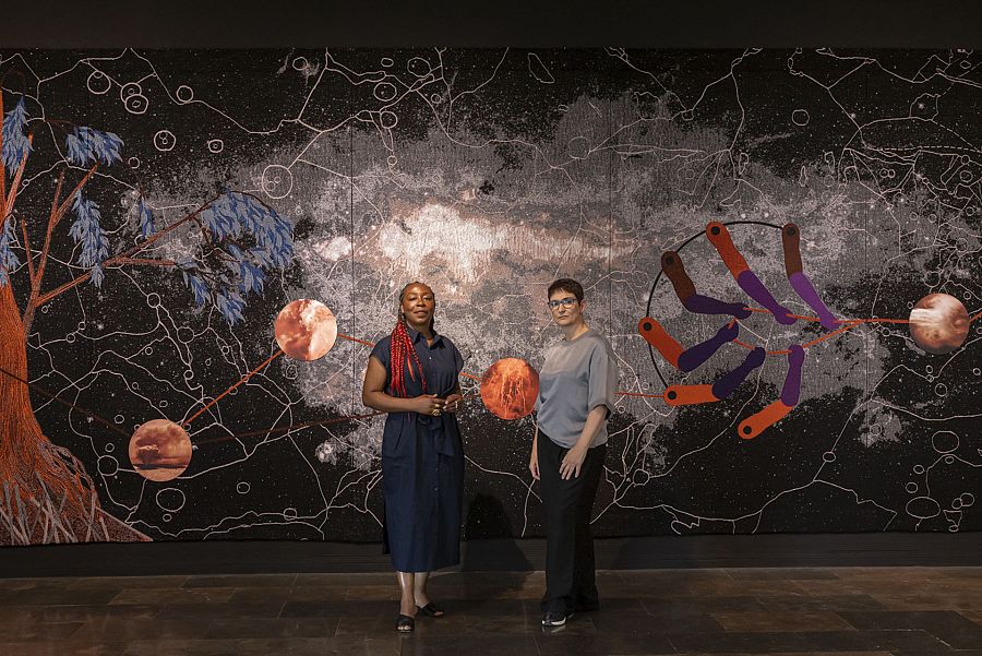 Otobong Nkanga. Exposición Anhelo de luz del sur