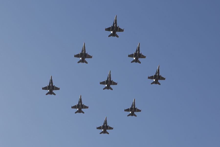 Desfile del Día de la Fiesta Nacional en Madrid