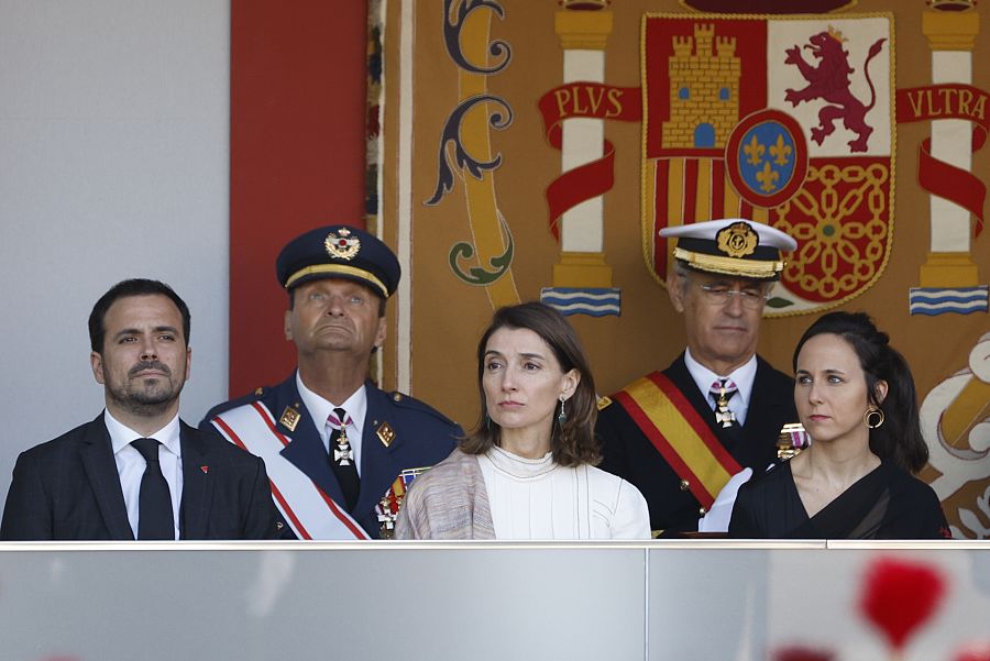 Las ministras de Justicia, Derechos Sociales y Consumo en el palco de autoridades