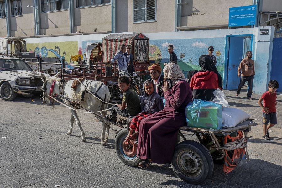Familias buscan refugio en Rafah