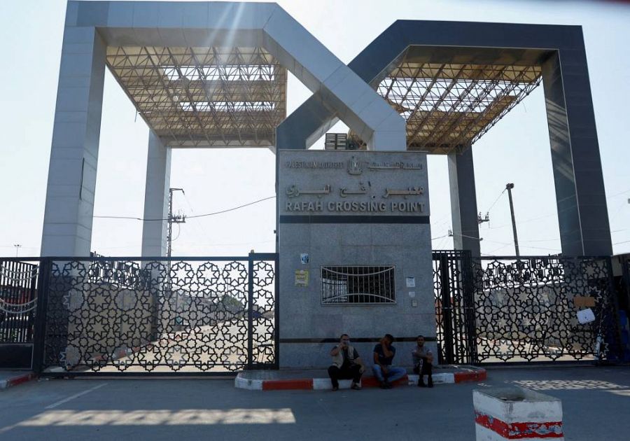 El cruce fronterizo de Rafah, en una imagen de archivo