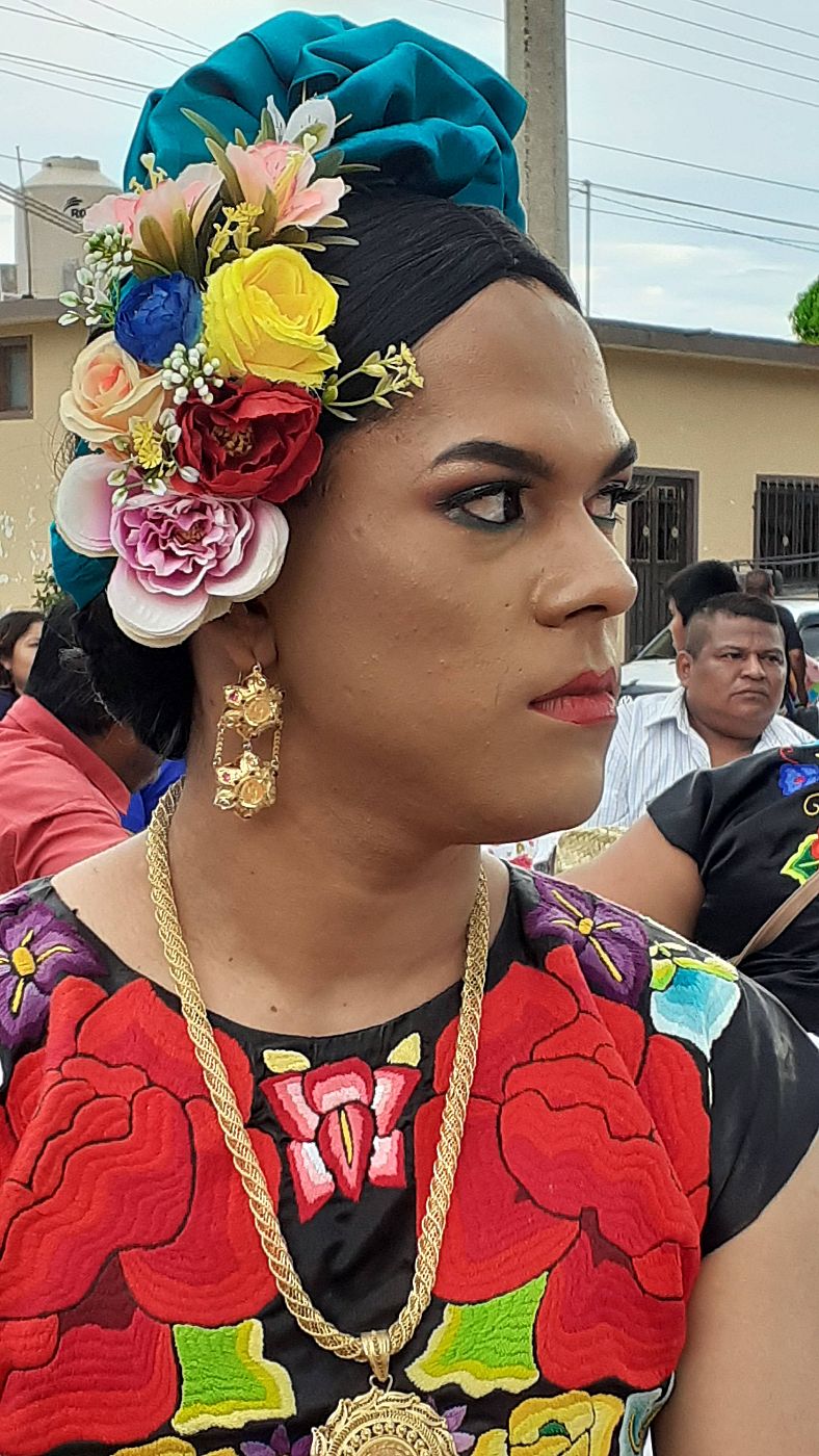 Primer plano de indígena zapoteca