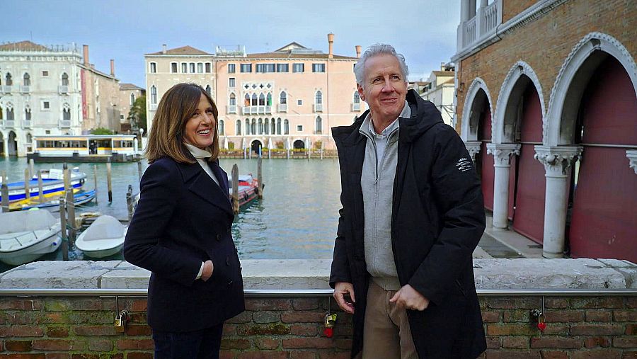 Ana Blanco y Lorenzo Milá en Venecia