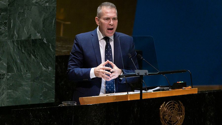 El embajador israelí en la ONU, Gilad Erdan